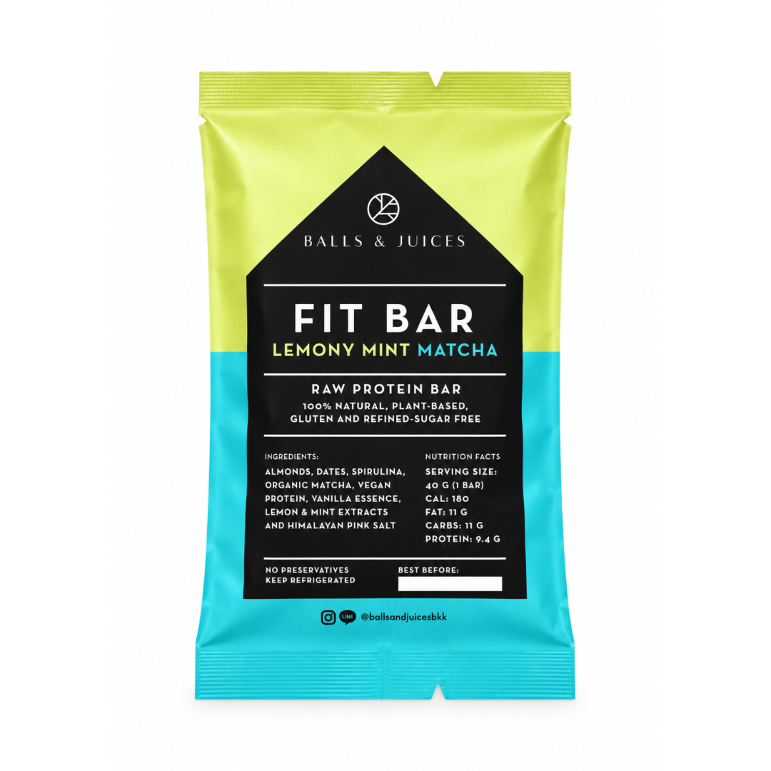 Lemon Mint Matcha Fit Bar